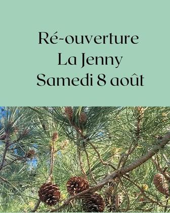 🌿 La Jenny rouvre ses portes le samedi 8 août ! 🌿 Vous retrouverez le Village intact, tout comme la route d'ac