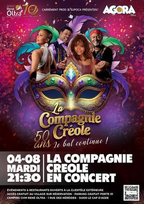 C’EST BON POUR LE MORAL… LA COMPAGNIE CRÉOLE ARRIVE 🎉 Ce mardi 4 août à 21h30, préparez-vous à vivre un vérita