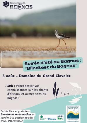 SOIRÉE D'ÉTÉ AU DOMAINE DU GRAND CLAVELET ! ✨🌙 🐦‍⬛ Partez à la découverte des chants d'oiseaux et des sons de 