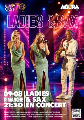 LADIES & SAX 🎷 Ce dimanche 9 août à 21h30, laissez-vous emporter par l’énergie de Ladies & Sax ! Deux voix, un