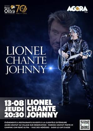 LIONEL CHANTE JOHNNY ! 🎸 Le jeudi 13 août à 20h30, retrouvez Lionel chante Johnny pour un hommage vibrant à l’