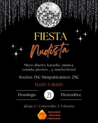 Val: Vine a la festa que ha organitzat l'associació naturista valenciana al pub gong el proper diumenge 21 de 