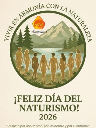 La asociación naturista de Valencia os desea feliz día del naturismo y os invita a que os unáis a esta forma d