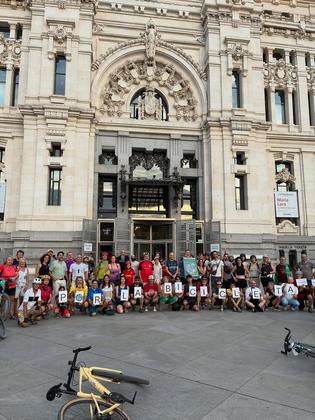 #Copbikeride @conbicired Bicifestacion para recibir a los miembros del grupo camino de la Cop31 en Turquía.