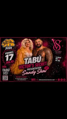 ¡Esta noche os esperamos en Tabú Pub! 🎉 La Fiesta Víctor Secrets se celebra esta noche en Tabú Pub, donde disf