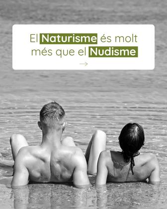 🧘🏻‍♀️ El naturisme és molt més que el nudisme No es tracta només de no portar roba. És una manera de viure i d