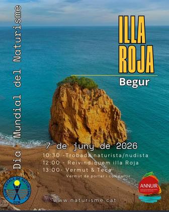 🌞 7 de juny · Dia Internacional del Naturisme 🌞 Aquest any el Club Català de Naturisme organitza dues trobades
