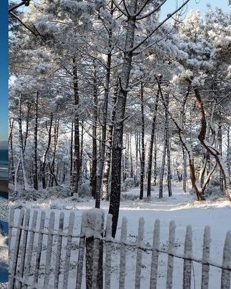 Une météo exceptionnelle mixée à un site exceptionnel, et le résultat est à couper le souffle : un manteau de 