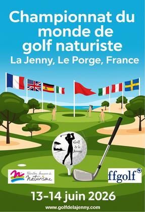 SAVE THE DATE⛳🏆 #LaJenny #LaJennyVacances #GolfNaturiste #NaturistGolf #Nacktgolf #Naturisme #Naturism #FKK #G
