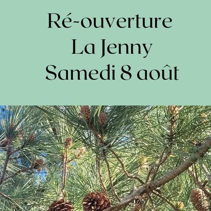 🌿 La Jenny rouvre ses portes le samedi 8 août ! 🌿 Vous retrouverez le Village intact, tout comme la route d'ac
