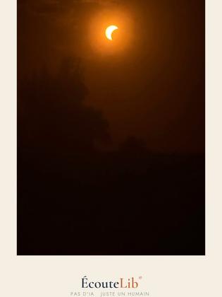 Hier soir on était tous dehors à regarder le ciel, et pendant deux minutes la lumière a baissé avant de reveni