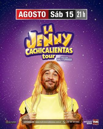 AGOSTO se llena de humor en el teatro😂 La Jenny llega con todo su humor en el Cachicalientas Tour. Una noche p