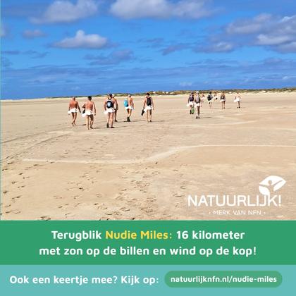 Afgelopen maandag vond de allerlaatste Nudie Miles van deze zomer plaats, een blote groepswandeling onder bege