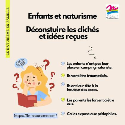Nous lisons en ce moment tout un tas de contre vérités à propos des enfants en centre naturiste . Des « profes