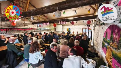 ☀️ Ce matin, assemblée générale de Naturiste MiPyNu, et pour prolonger le plaisir : un repas offert aux adhére
