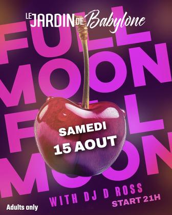 Quand la nuit tombe, la magie opère... Rejoignez-nous pour notre incontournable Full Moon. Rendez-vous samedi 