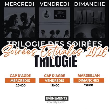 🔥☀️ LA TRILOGIE ESTIVALE OCCO STYLE 2026 ! ☀️🔥 3 Jours, 3 Lieux, 3 Ambiances & Cours 100% GRATUITS tout l'été 