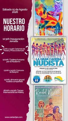 ¡Llegó la hora de visibilizar y reivindicar el Nudismo de una manera divertida! ¿Te vas a perder este planazo!